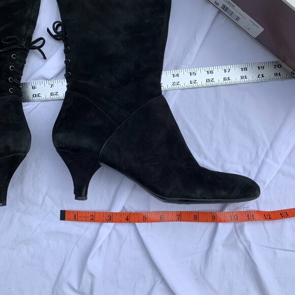 Black Suede Dinka Boots size 11 by Naturalizer - Picture 15 of 16